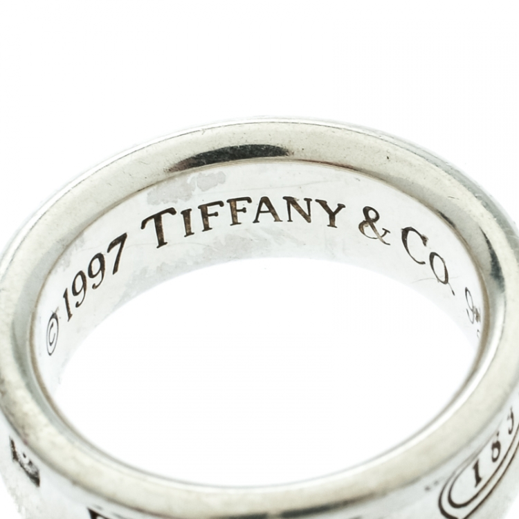 مملوكة مسبقًا Tiffany & Co. 1837 Silver Band Ring Size 52