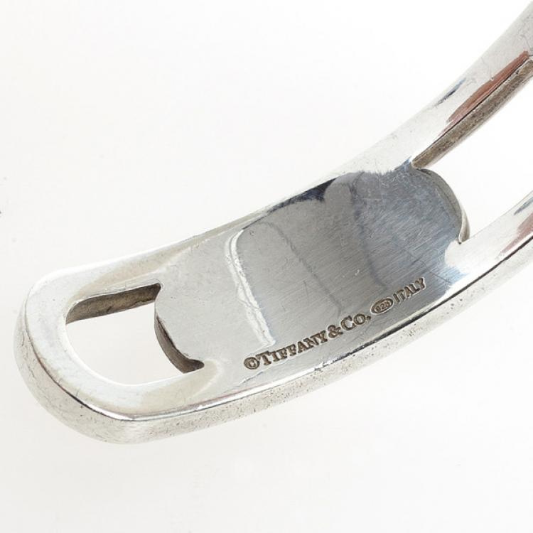 Pre Owned Tiffany & Co. 1837 Elements Silver Cuff Bracelet 16 CM