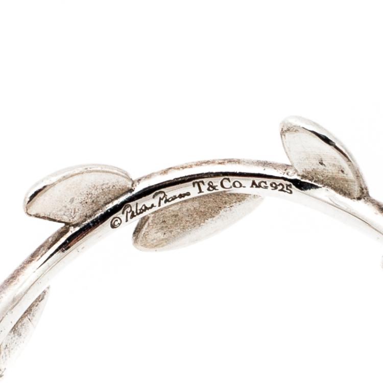 olive leaf band ring