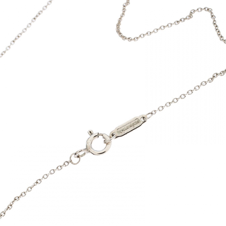 Pre Owned Tiffany & Co. Atlas Silver Pendant Necklace