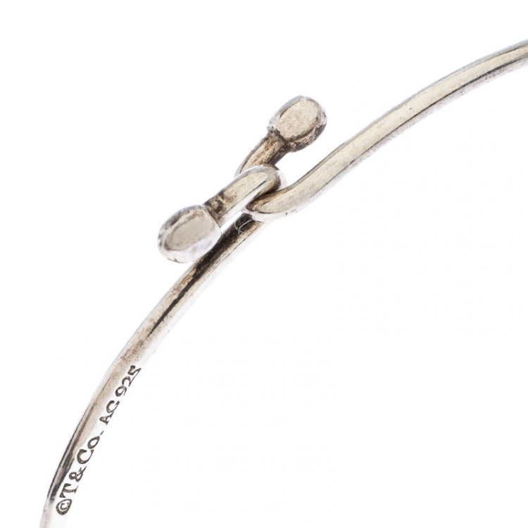 Pre Owned Tiffany & Co. Silver Wire Hook Bracelet