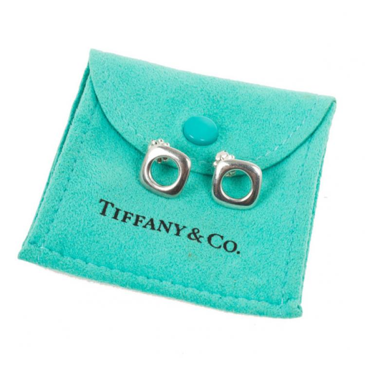 Pre Owned Tiffany & Co. Square Earrings