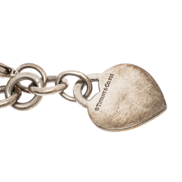 مملوكة مسبقًا Tiffany & Co. Return to Tiffany Heart Tag Silver Bracelet