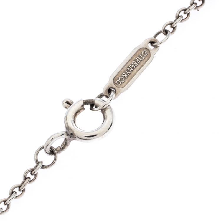 Pre Owned Tiffany & Co. Atlas Silver Bar Bracelet