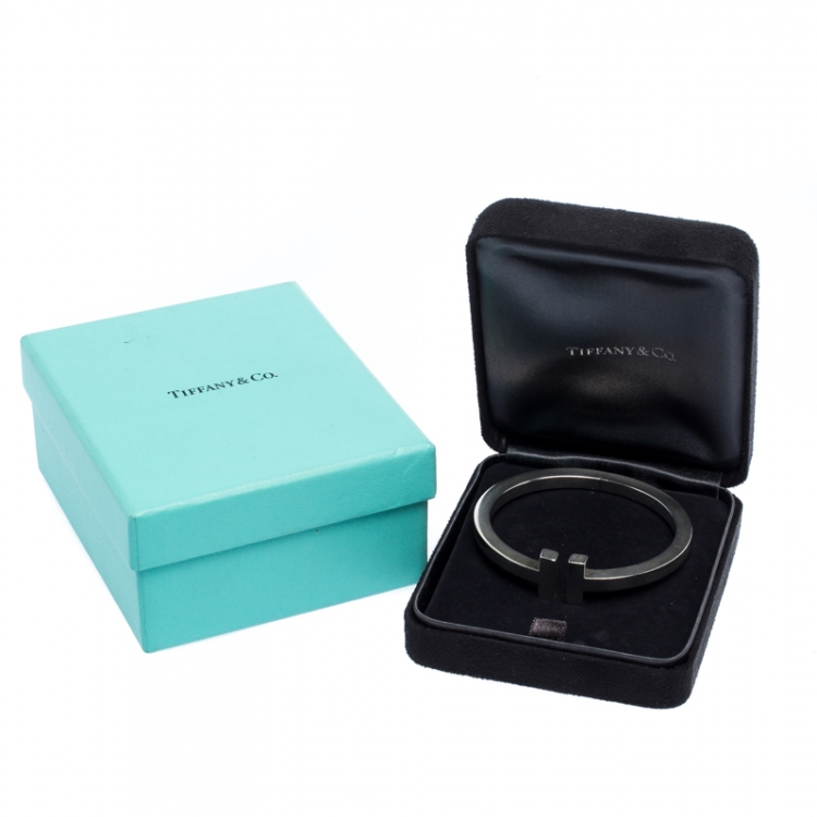 Pre Owned Tiffany & Co. T Square Sterling Silver Bracelet