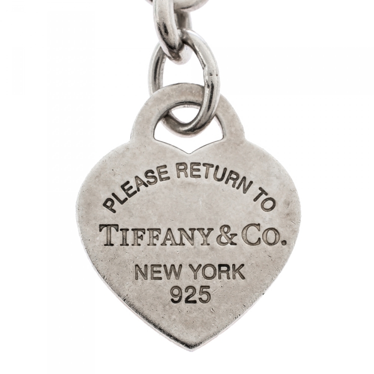 tiffany heart key ring