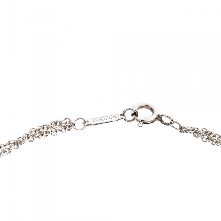 Pre Owned Tiffany & Co. Tiffany Infinity Silver Chain Link Necklace