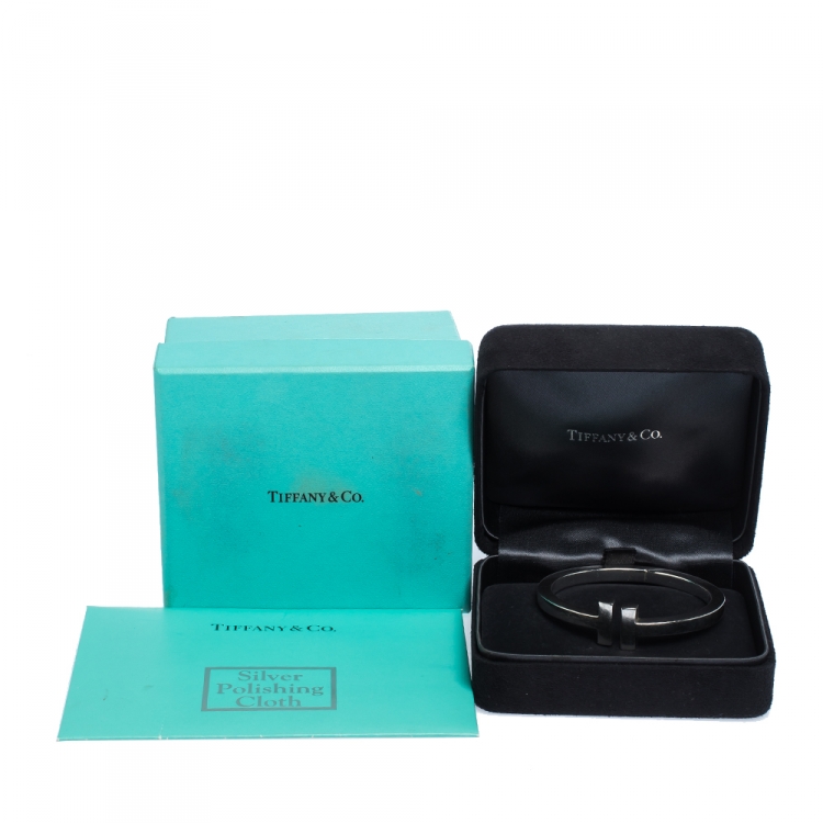 Pre Owned Tiffany & Co. Tiffany T Square Silver Bracelet