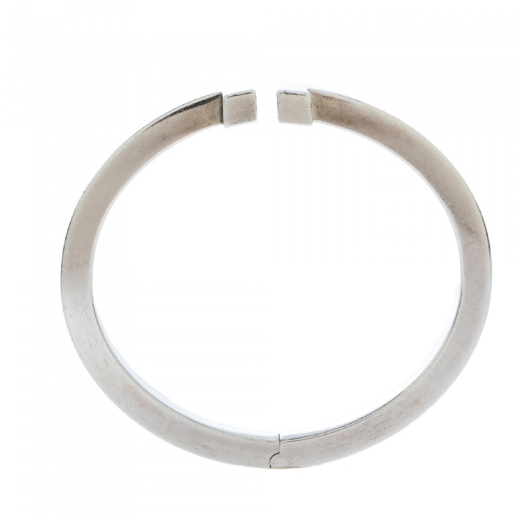 Pre Owned Tiffany & Co. Tiffany T Square Silver Bracelet