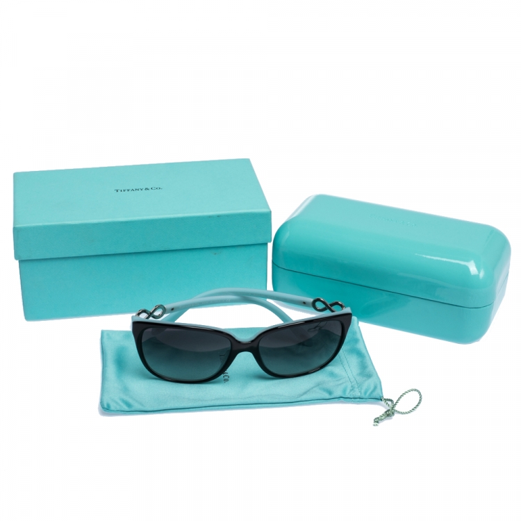 Pre Owned Tiffany & Co. Bicolor / Grey Gradient TF4111-B Square Infinity Sunglasses