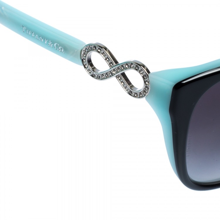 Pre Owned Tiffany & Co. Bicolor / Grey Gradient TF4111-B Square Infinity Sunglasses