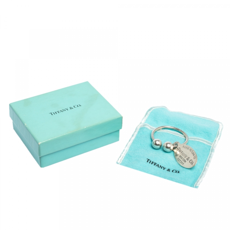 مملوكة مسبقًا Tiffany & Co. Return to Tiffany Silver Key Ring