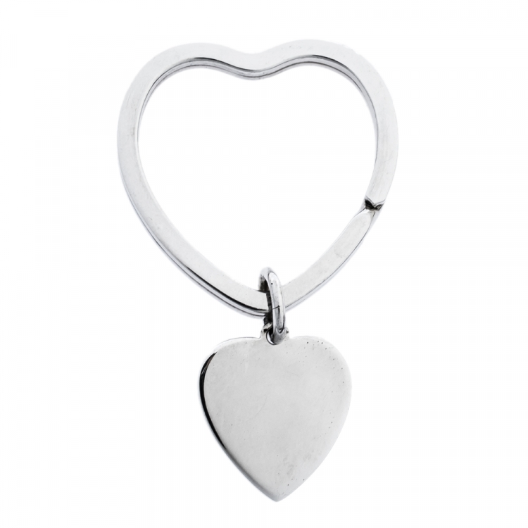 Authentic Tiffany & Co Sterling Silver Heart Tag Charm -  Israel