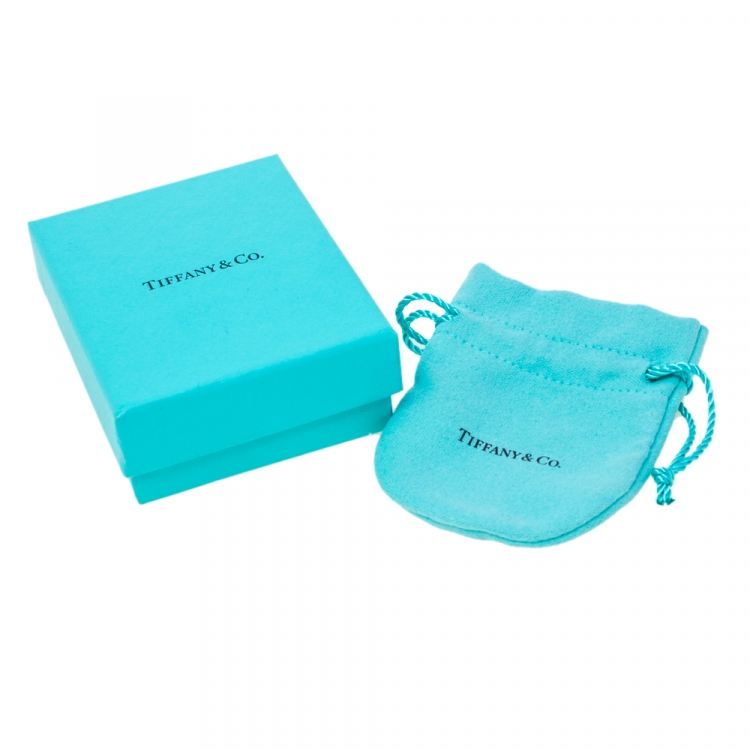 Pre Owned Tiffany & Co. Return To Tiffany Enamel Silver Bead Bracelet 