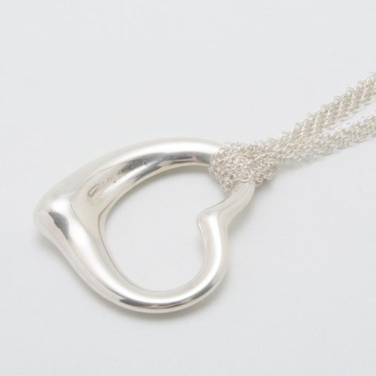 Pre Owned Tiffany & Co. Elsa Peretti Open Heart Pendant