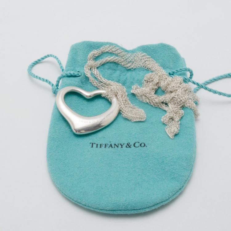 Pre Owned Tiffany & Co. Elsa Peretti Open Heart Pendant