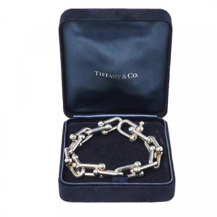 Pre Owned Tiffany & Co. Sterling Silver HardWear Link Bracelet