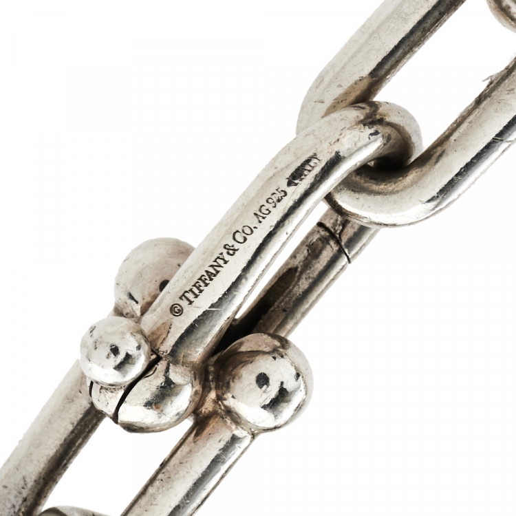 Pre Owned Tiffany & Co. Sterling Silver HardWear Link Bracelet