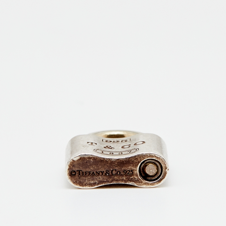 Pre Owned Tiffany & Co. 1837™ Lock Motif Silver Pendant 