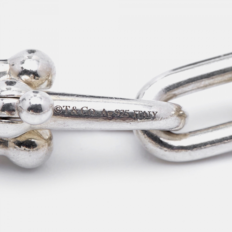 Pre Owned Tiffany & Co. HardWear Sterling Silver Graduated Link Necklace