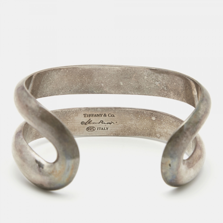 Pre Owned Tiffany & Co. Elsa Peretti Sterling Silver Cuff Bracelet