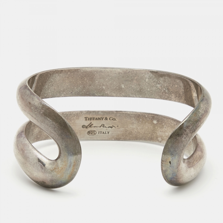 Pre Owned Tiffany & Co. Elsa Peretti Sterling Silver Cuff Bracelet