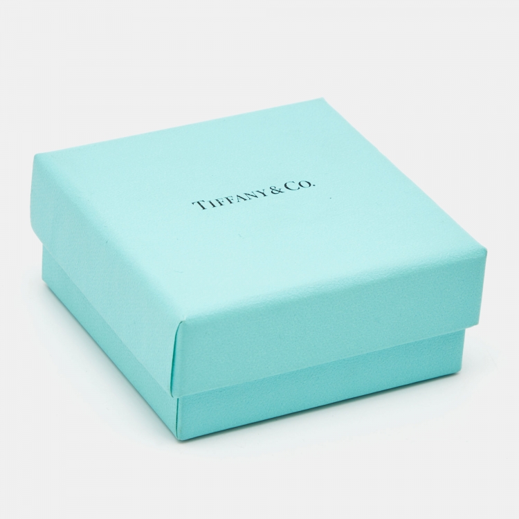 Pre Owned Tiffany & Co. Open Heart Sterling Silver Multistrand Necklace