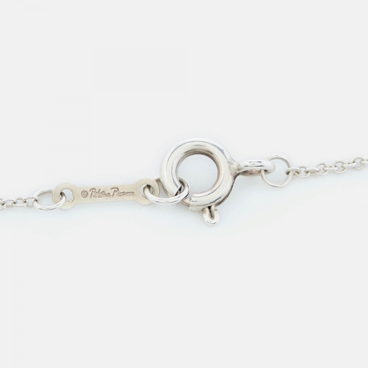 مملوكة مسبقًا Tiffany & Co. Paloma's Graffiti Love Silver Pendant Necklace