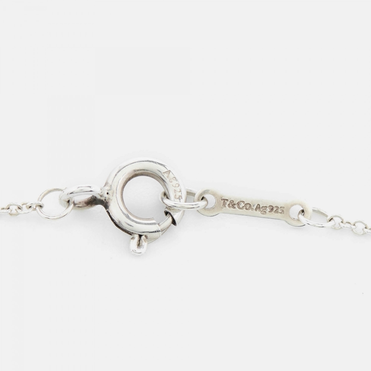 مملوكة مسبقًا Tiffany & Co. Paloma's Graffiti Love Silver Pendant Necklace