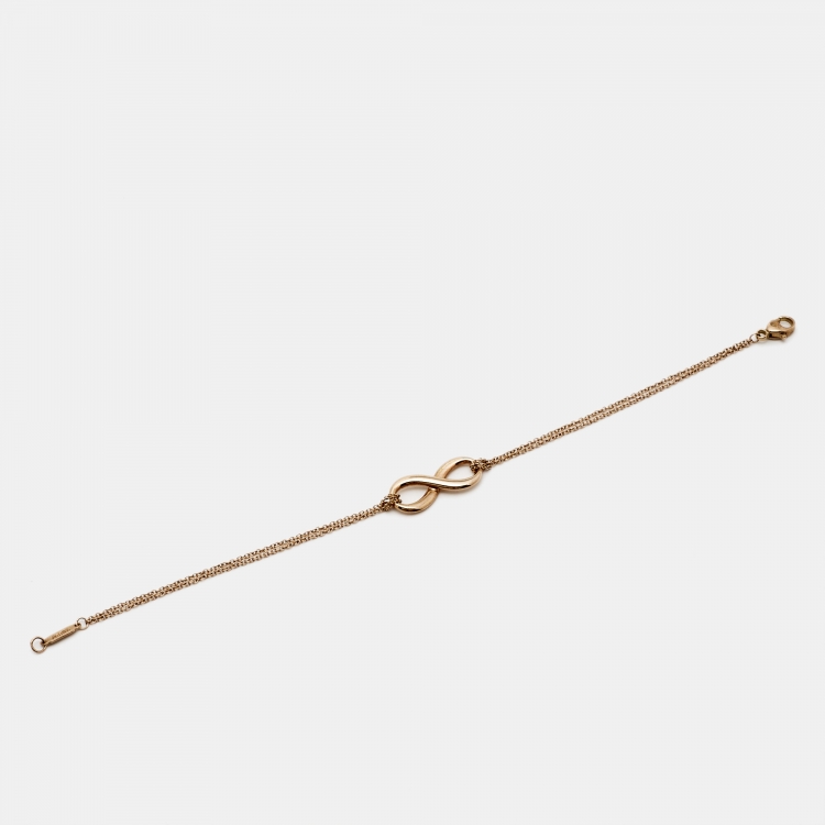 Pre Owned Tiffany & Co. Infinity  Rubedo Bracelet
