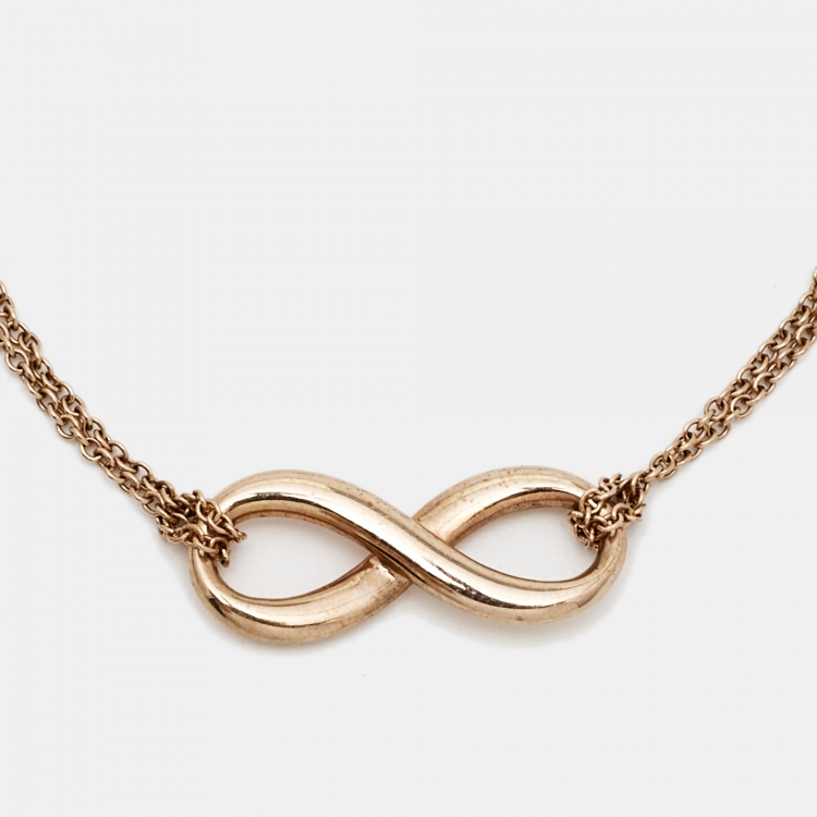 Pre Owned Tiffany & Co. Infinity  Rubedo Bracelet