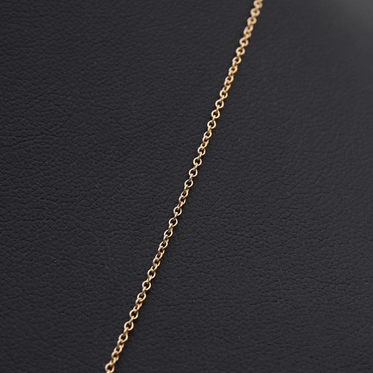 Pre Owned Tiffany & Co. 18K Yellow Gold Heart Lock Necklace