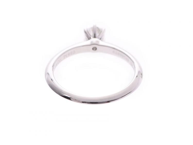 Pre Owned Tiffany & Co. 0.31ct Diamond Ring Size 51