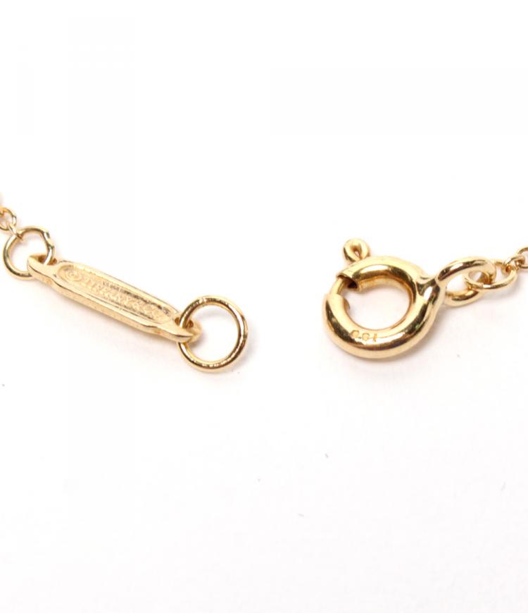 Pre Owned Tiffany & Co. 18K Yellow Gold Pendant Necklace 