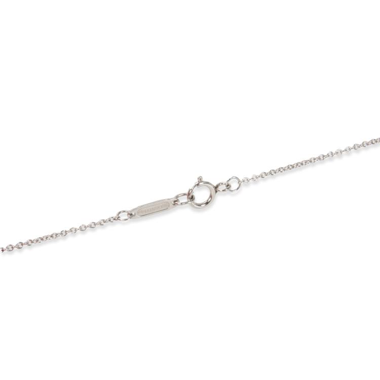 Pre Owned Tiffany & Co. Shopping Bag 1/4 CTW Diamond Platinum Pendant Nekclace