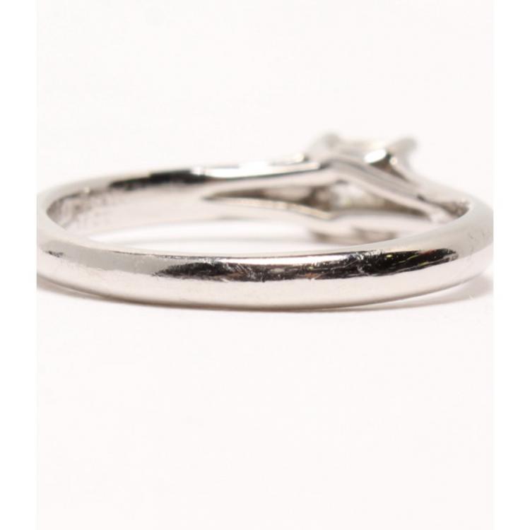 Pre Owned Tiffany & Co. Platinum Diamond Ring Size EU 48