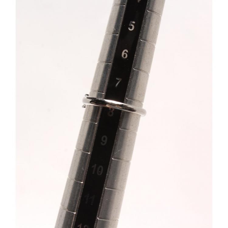 Pre Owned Tiffany & Co. Platinum Diamond Ring Size EU 48