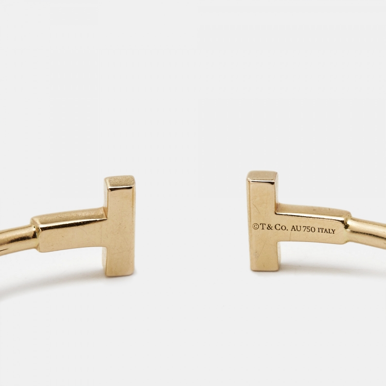 Pre Owned Tiffany & Co. Twire 18k Rose Gold Bracelet