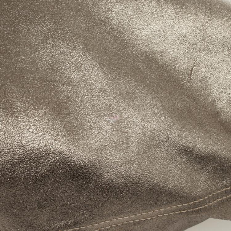 Pre Owned Tiffany & Co. TRT Tiffany Metallic Reversible Tote