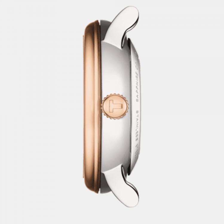 Pre Owned Tissot Carson Premium Automatic Lady T122.207.22.033.00 Rosegold stainlesssteel watch
