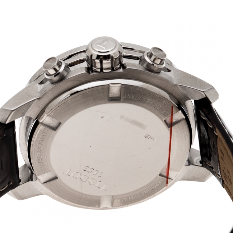 Pre Owned Tissot Silver White Stainless Steel T-Sport T055217A Women's Wristwatch 35 mm