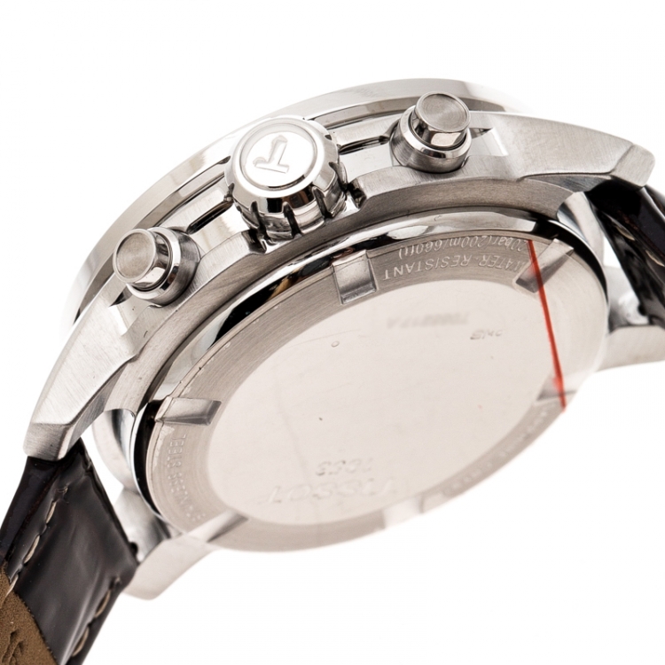 Pre Owned Tissot Silver White Stainless Steel T-Sport T055217A Women's Wristwatch 35 mm