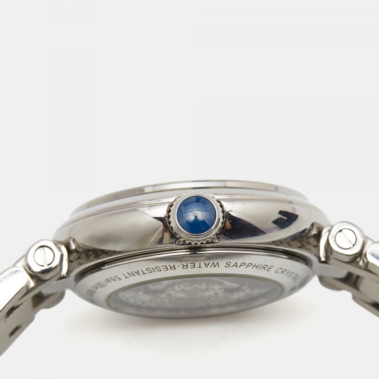 Pre Owned Tissot White Stainless Steel Bellissima T126.207.11.013.00 Women's Wristwatch 29 mm