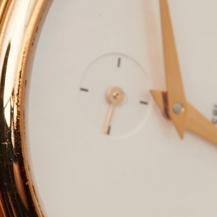 Pre Owned Tissot Mother of Pearl Rose Gold Plated Stainless Steel Leather Bella Ora T103.310.36.111.00 Women's Wristwatch 32 mm