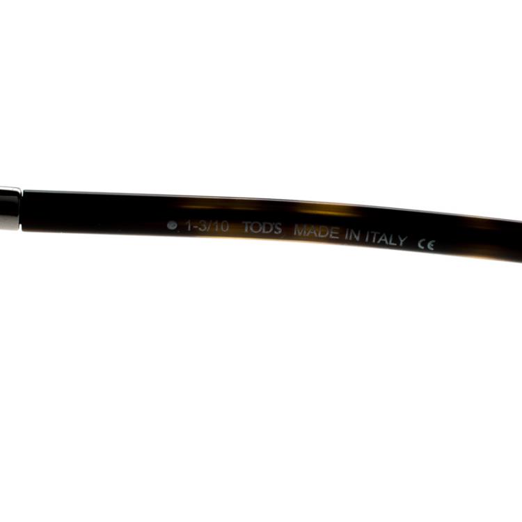 Pre Owned Tod's Brown TO 36 14F Square Sunglasses