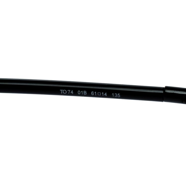 Pre Owned Tod's Black/Grey Gradient TO74 01B Oversize Sunglasses