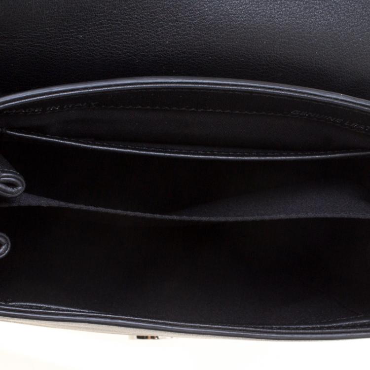 Pre Owned Tod's Black Leather Crossbody Bag 