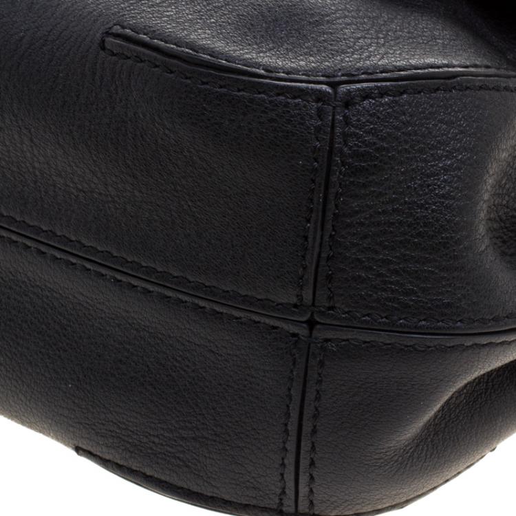 Pre Owned Tod's Black Leather Crossbody Bag 