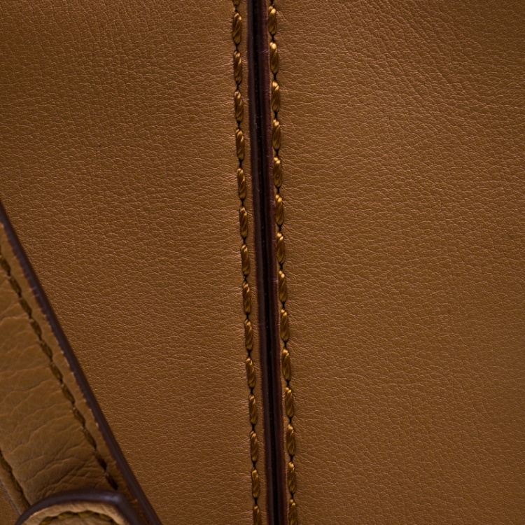 Pre Owned Tod's Brown Leather Micro Sella Satchel