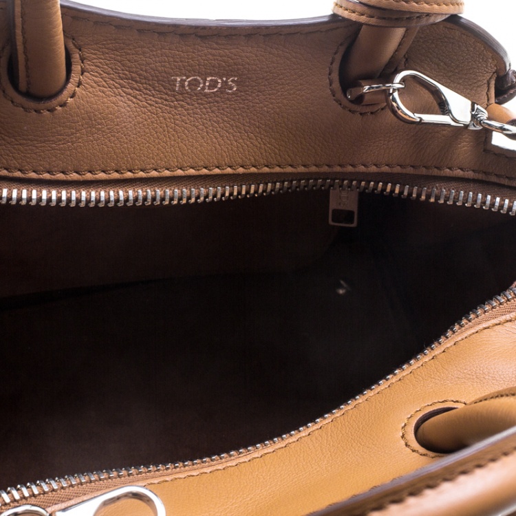 Pre Owned Tod's Brown Leather Micro Sella Satchel